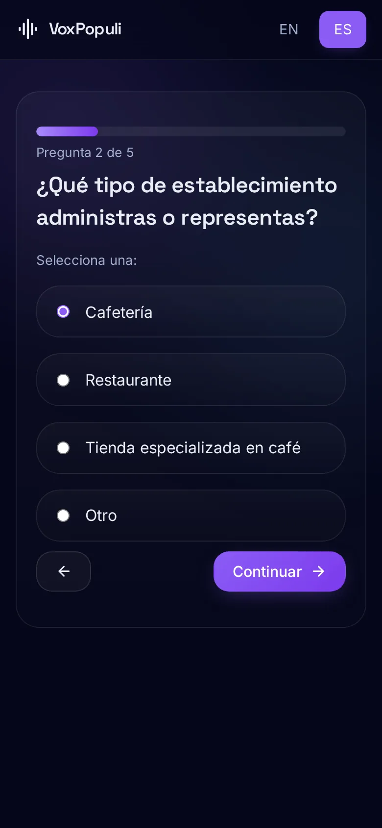 La encuesta en el teléfono, sin cuenta.